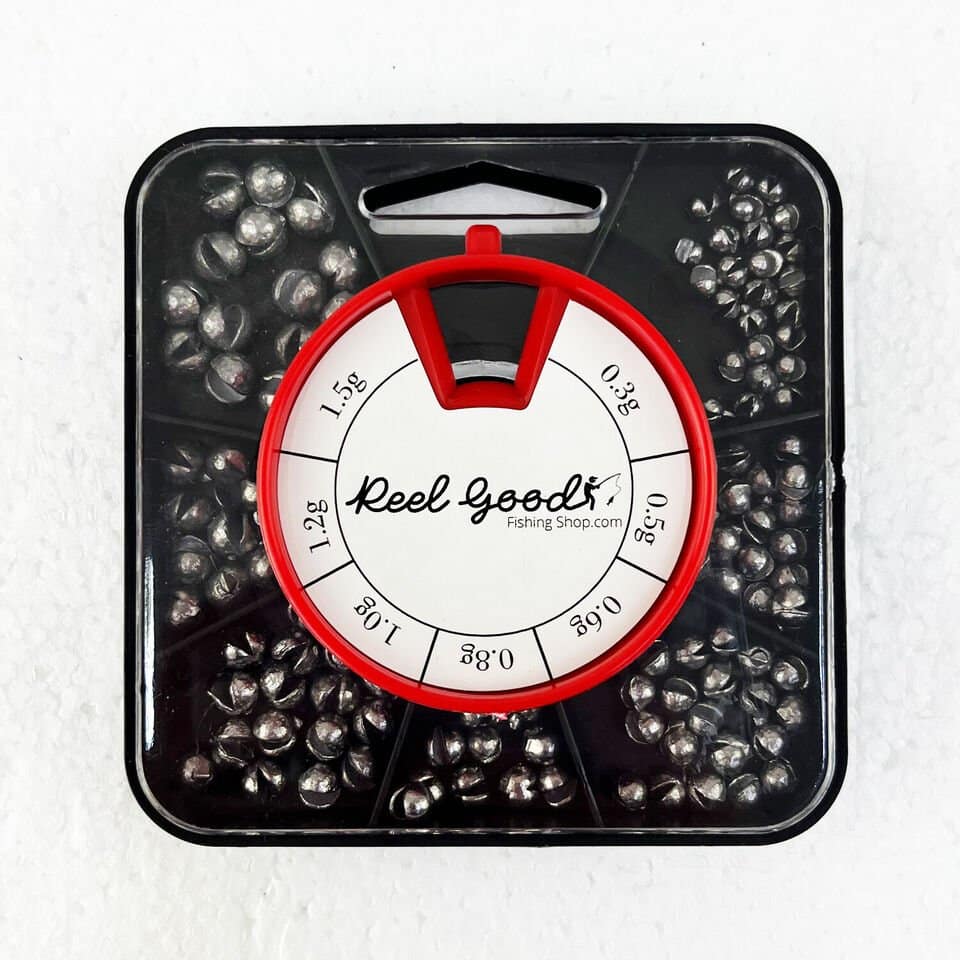 Fishing Weights Dispenser Box 7 Way Split Shot